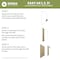 Ekena Millwork AcoustixPro Noise Cancelling Concave Small Slat Wall Panel SWA0625X0500CVCG - alternate 5